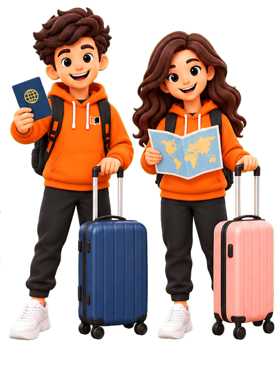 UNEXZA student mascots ready to travel